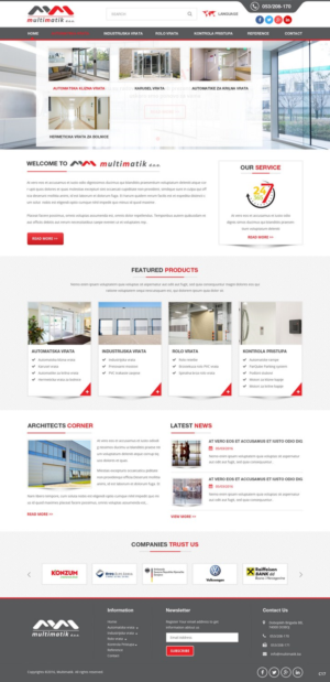 Web Design by pb for Multimatik d.o.o. | Design: #10393442