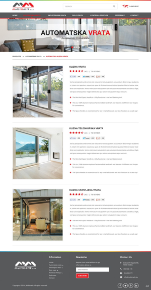 Web Design by pb for Multimatik d.o.o. | Design: #10393443
