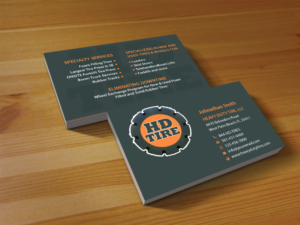 Business Card Design by Creations Box 2015 for HEAVY DUTY TIRE, LLC | Design: #10229445