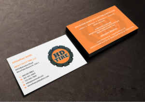 Business Card Design by Creations Box 2015 for HEAVY DUTY TIRE, LLC | Design: #10229448
