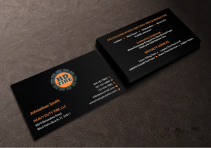 Business Card Design by Creations Box 2015 for HEAVY DUTY TIRE, LLC | Design: #10229449