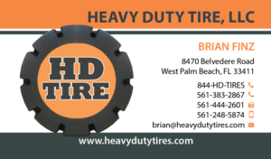 Business Card Design by Creations Box 2015 for HEAVY DUTY TIRE, LLC | Design: #10311422