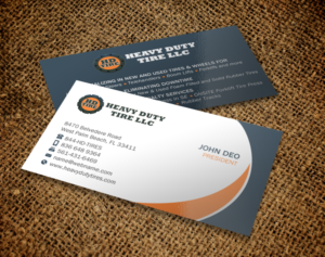 Business Card Design by Brand aid for HEAVY DUTY TIRE, LLC | Design: #10235515