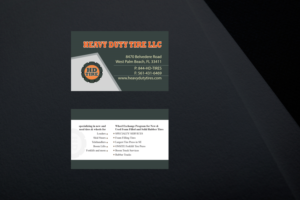 Business Card Design by ihossain14091992 for HEAVY DUTY TIRE, LLC | Design: #10221043