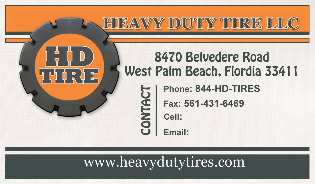 Business Card Design by business.darkdesigns for HEAVY DUTY TIRE, LLC | Design #10218840