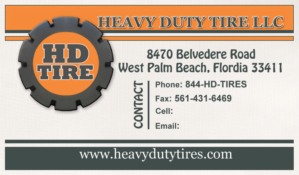 Business Card Design by business.darkdesigns for HEAVY DUTY TIRE, LLC | Design: #10218840
