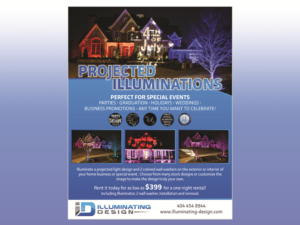 Diseño de Flyer por A-Ha Designs para Illuminating Design | Diseño #10234683