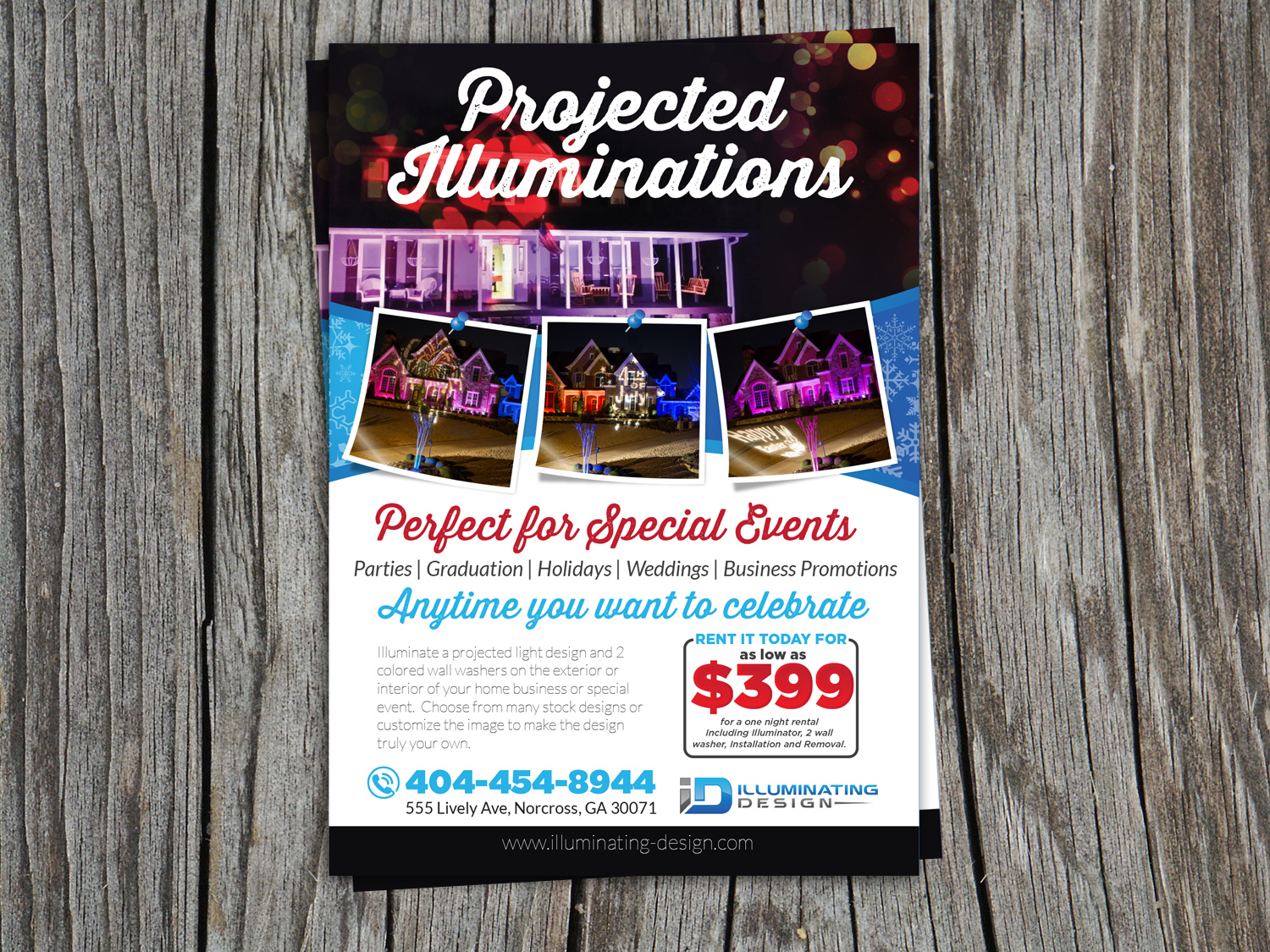 Flyer Design by Priyo Subarkah for Illuminating Design | Design #10227162