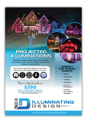 Diseño de Flyer por Kelalo para Illuminating Design | Diseño #10225899