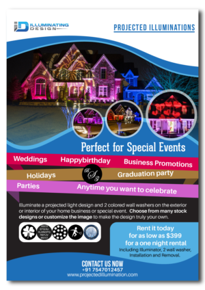 Diseño de Flyer por anshuman1995 para Illuminating Design | Diseño: #10228934