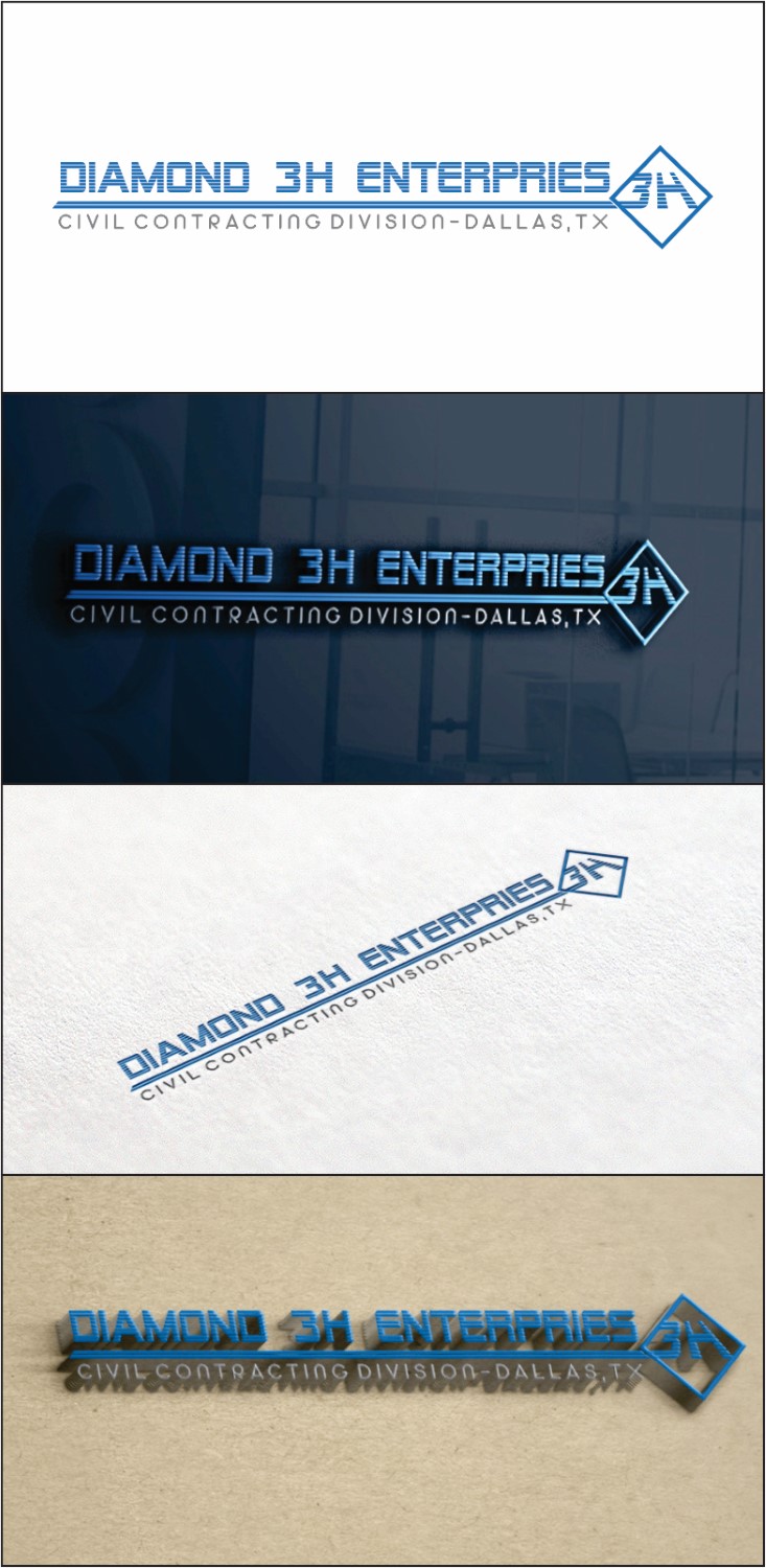 Diseño de Logo por DG para Diamond 3H Enterprises, LLC. | Diseño #10241298
