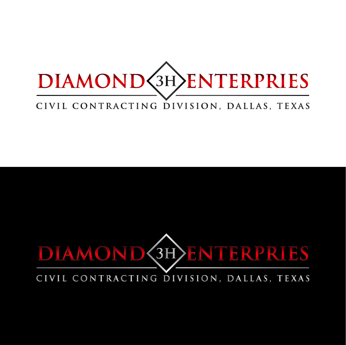 Logo Design by phraimsondesign for Diamond 3H Enterprises, LLC. | Design #10241955