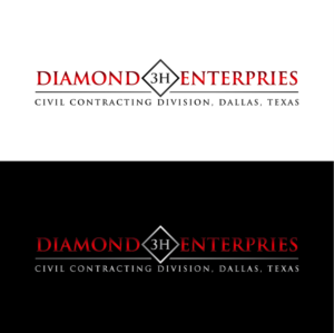 Logo Design by phraimsondesign for Diamond 3H Enterprises, LLC. | Design: #10241955