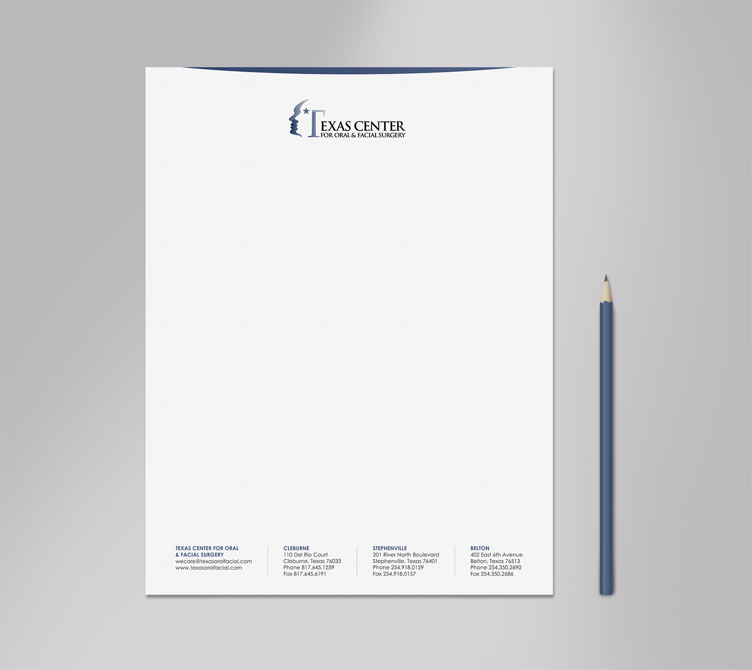 serious professional medical letterhead design for a company by office letterhead design