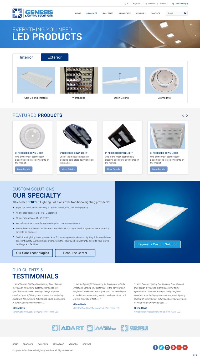 Web Design by pb for Ad Art Inc | Design #10308780