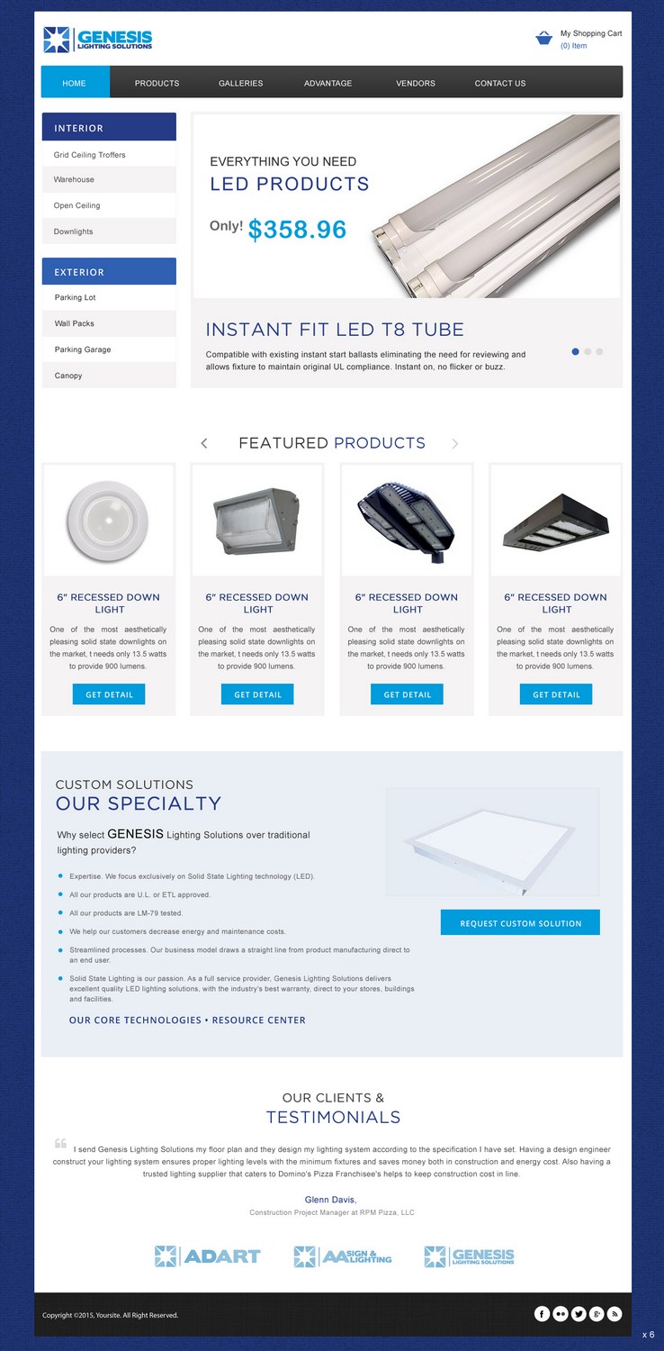 Diseño Web por pb para Ad Art Inc | Diseño #10308804