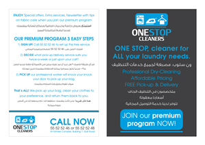 Packaging Design: Logo & Flyer for "One Stop Cleaner," Work your imagination, no obligation!