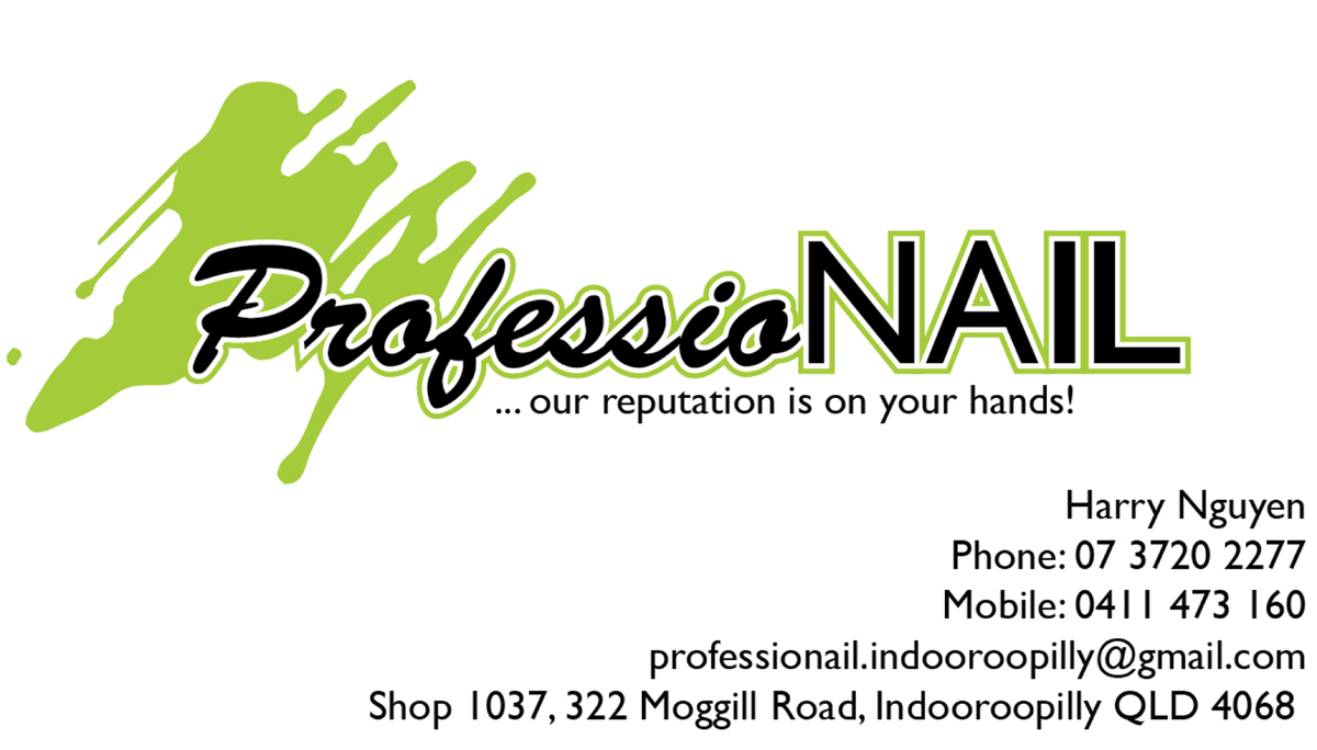 Business Card Design by Sbutter50 for ProfessioNAIL Indooroopilly | Design #2171623
