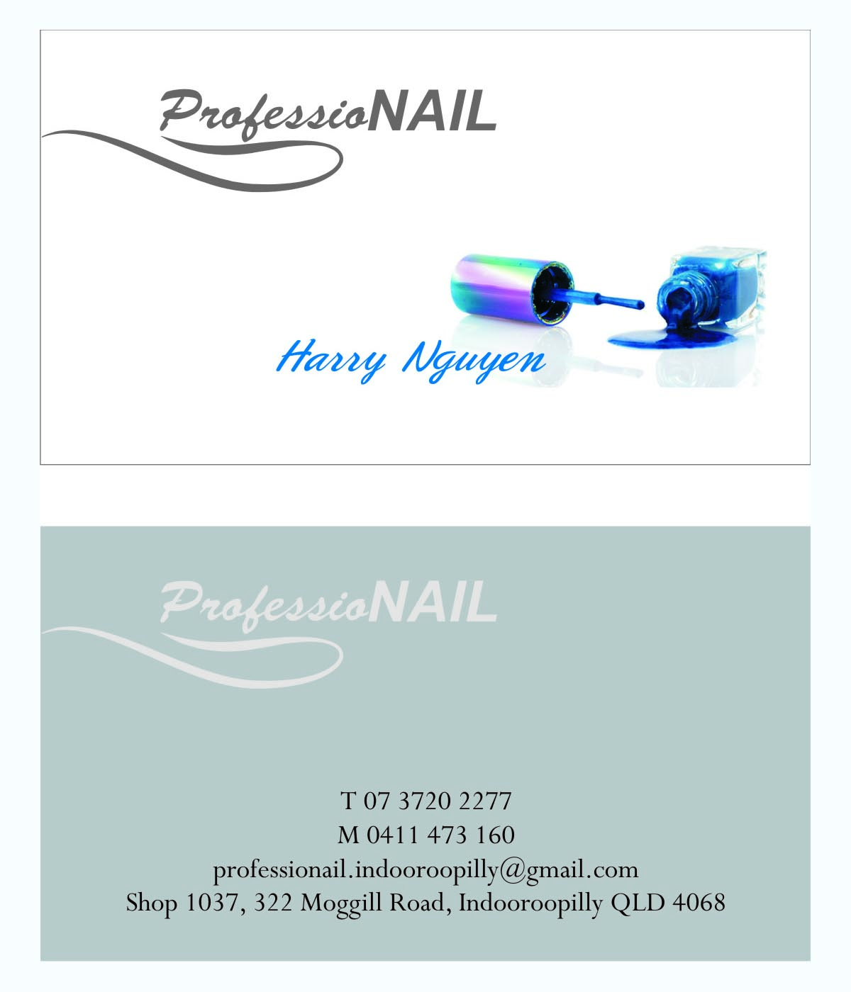 Design de Carte de Visite par Sajal Samaddar pour ProfessioNAIL Indooroopilly | Design #2187103