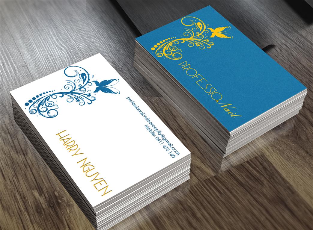 Business Card Design by Kreative Krow for ProfessioNAIL Indooroopilly | Design #2183046