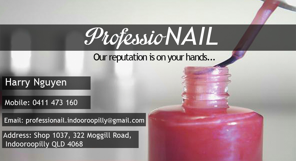 Design de Carte de Visite par Gia pour ProfessioNAIL Indooroopilly | Design #2173409