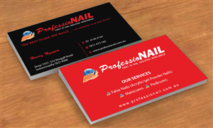Business Card Design by Sbss for ProfessioNAIL Indooroopilly | Design: #2163525