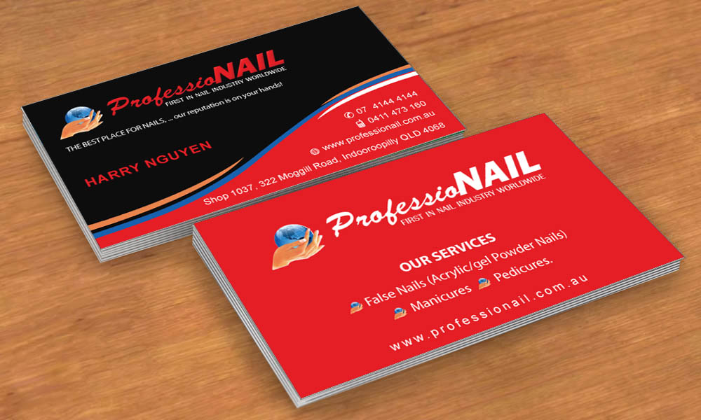 Visitenkarten-Design von Sbss für ProfessioNAIL Indooroopilly | Design #2163563