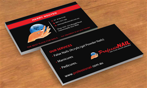 Business Card Design by Sbss for ProfessioNAIL Indooroopilly | Design: #2163675