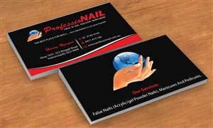 Business Card Design by Sbss for ProfessioNAIL Indooroopilly | Design: #2163745