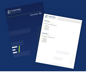 Diseño de Papelería por wolf para Everything Information Pty Ltd | Diseño: #2172285