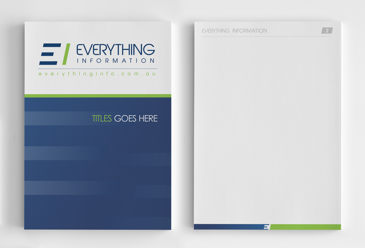 Diseño de Papelería por logodentity para Everything Information Pty Ltd | Diseño: #2177601