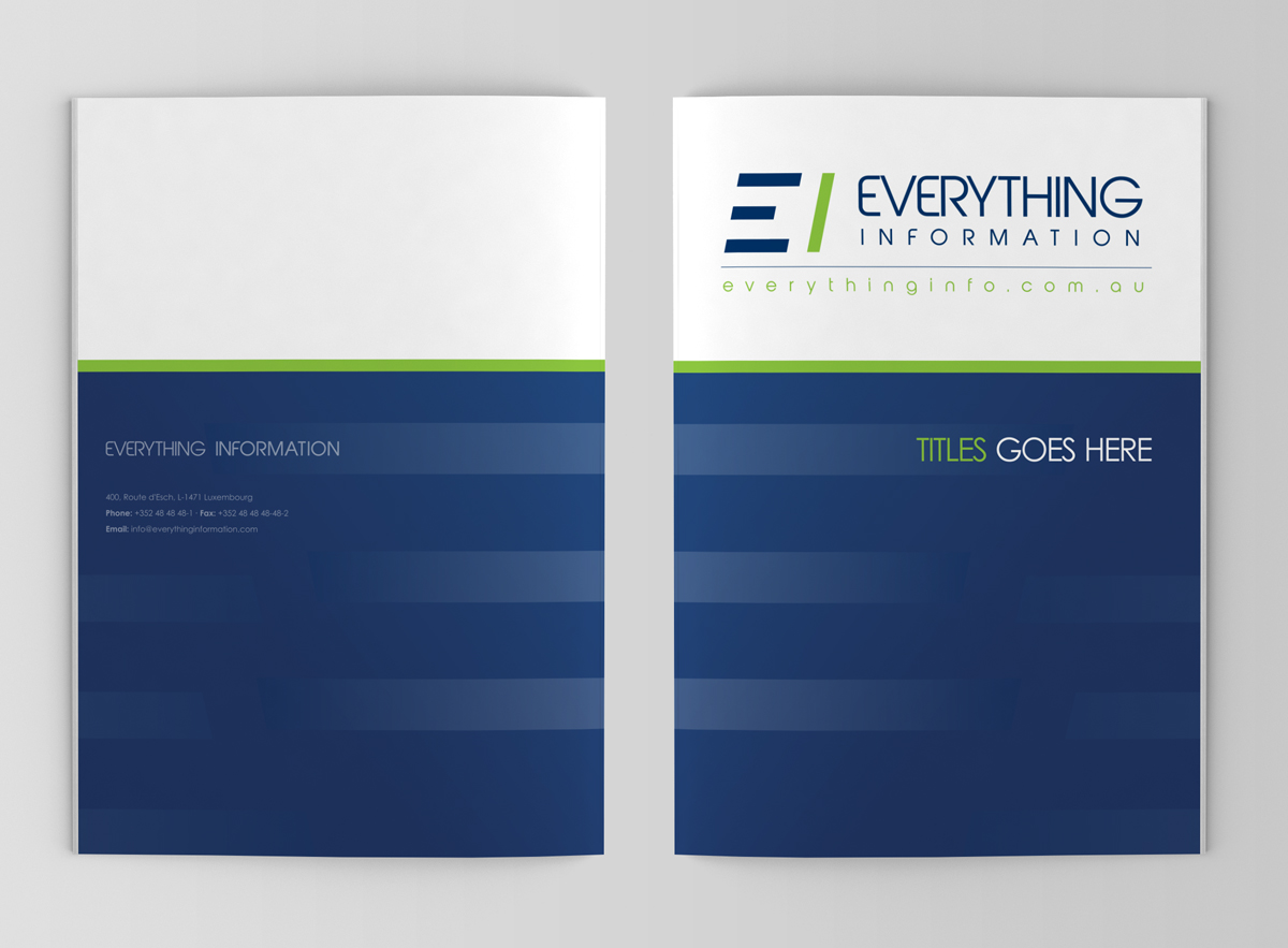 Schreibwaren-Design von logodentity für Everything Information Pty Ltd | Design #2177603