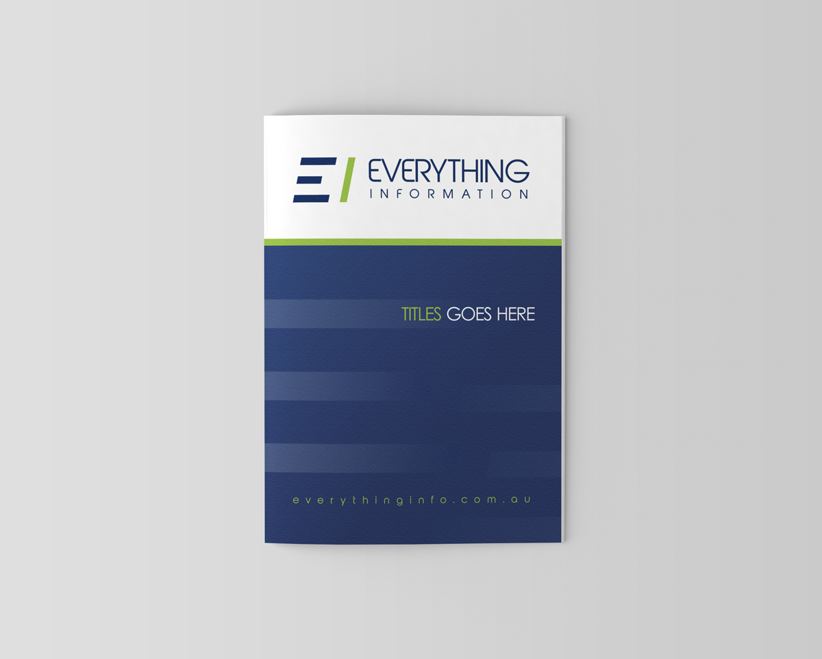 Schreibwaren-Design von logodentity für Everything Information Pty Ltd | Design #2270418