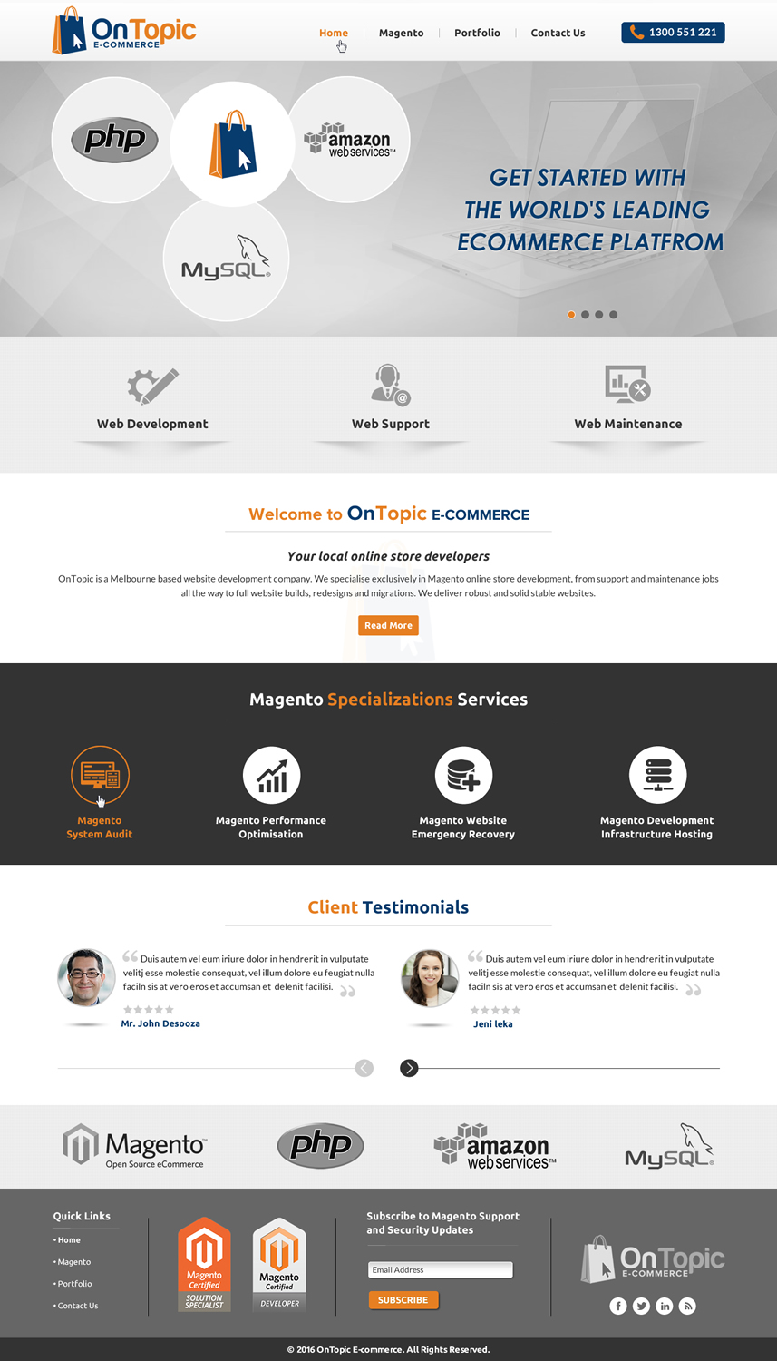 Web Design par Sbss pour ce projet | Design #10266206