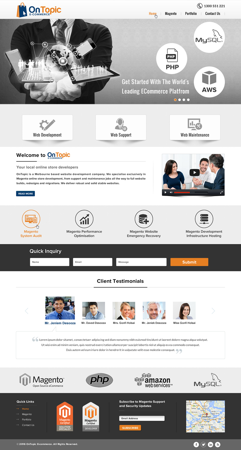 Diseño Web por Sbss para este proyecto | Diseño #10266212