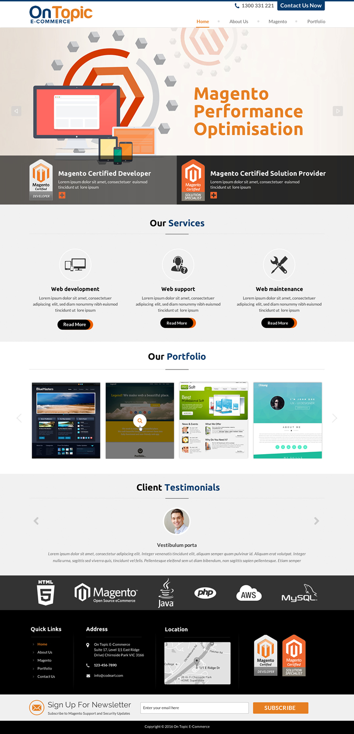 Web Design par Sbss pour ce projet | Design #10287548