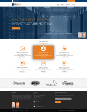 Web-Design von Abhinav Katiyar für dieses Projekt | Design: #10305074