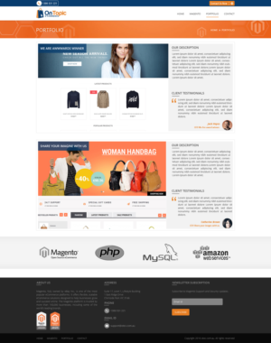 Web-Design von Abhinav Katiyar für dieses Projekt | Design: #10305075