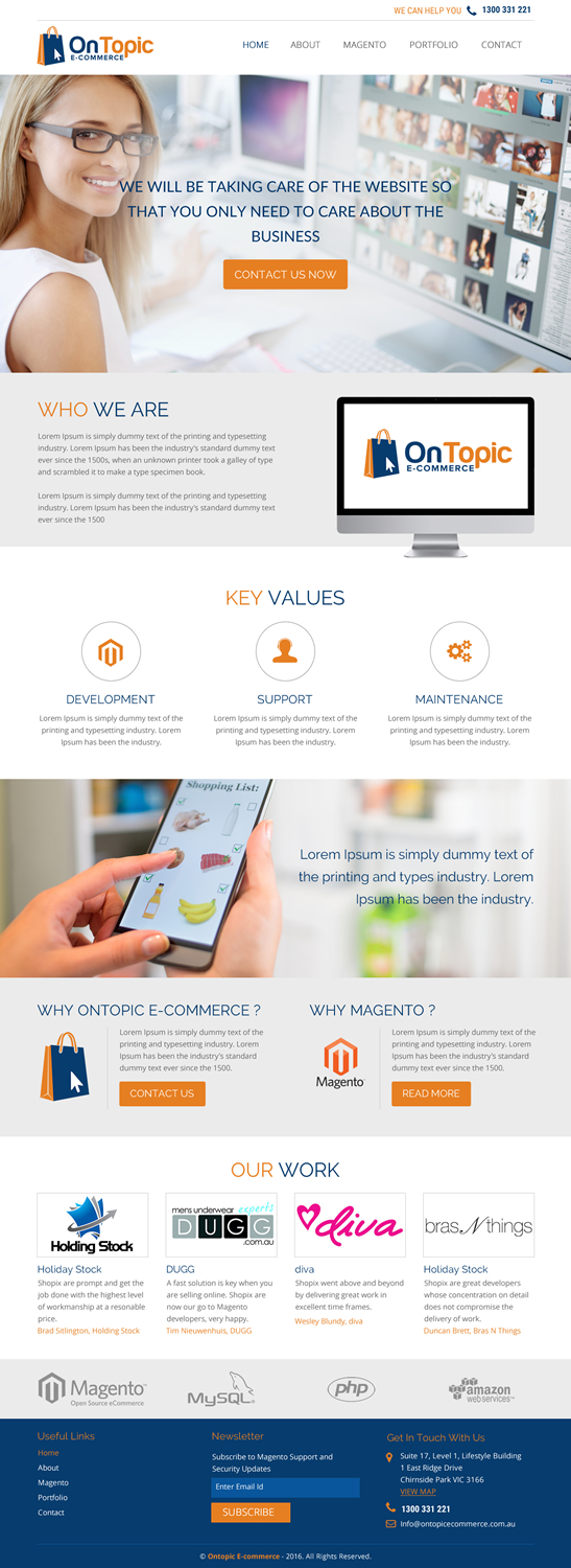 Web Design par rightway pour ce projet | Design #10323791