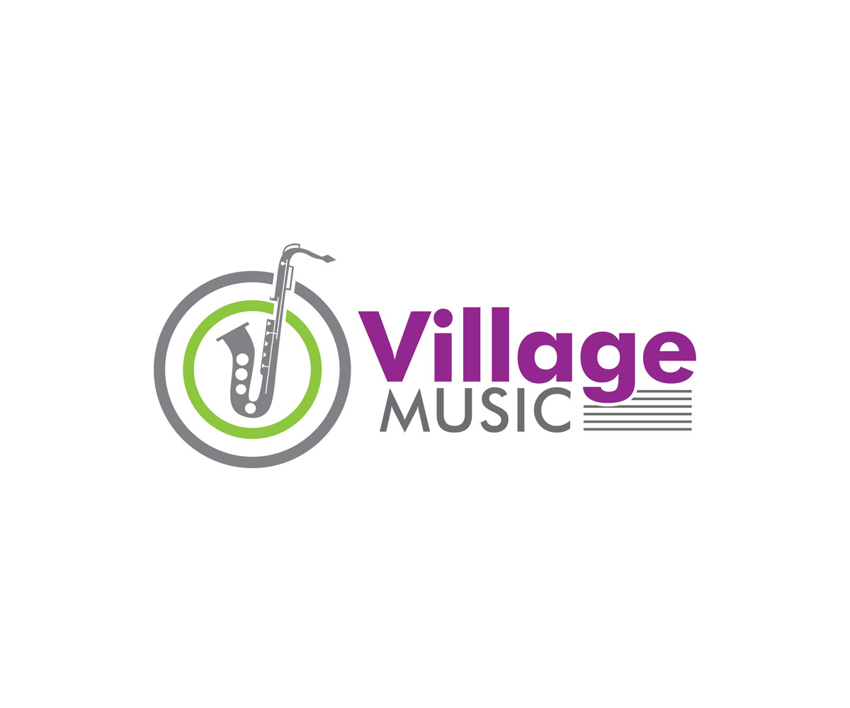 Diseño de Logo por KabhTech Studio para Village Music School | Diseño #10285689