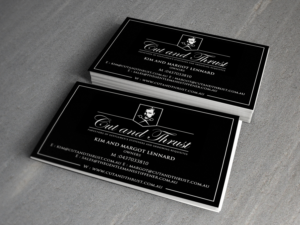 Design de Carte de Visite par Sandaruwan pour Cut and Thrust | Design #10227643