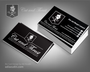 Design de Carte de Visite par adiazudin pour Cut and Thrust | Design : #10223396
