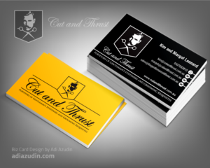 Design de Carte de Visite par adiazudin pour Cut and Thrust | Design #10223411