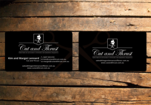 Design de Carte de Visite par Verified artistry (Design garden) pour Cut and Thrust | Design : #10255645