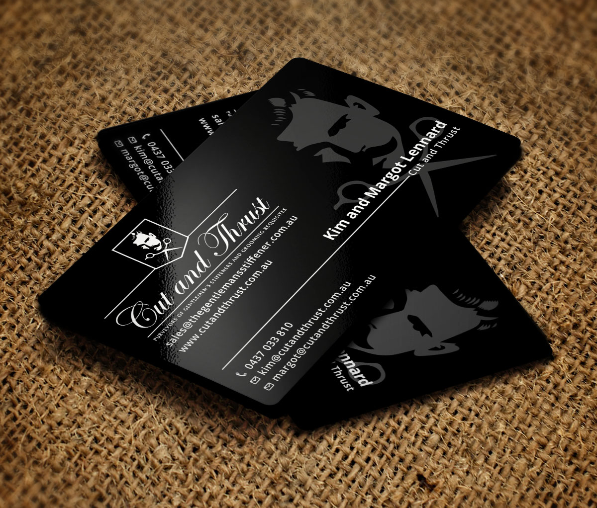Business Card Design by Verified artistry (Design garden) for Cut and Thrust | Design #10255646