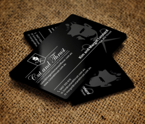 Design de Carte de Visite par Verified artistry (Design garden) pour Cut and Thrust | Design : #10255646