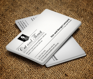 Design de Carte de Visite par Verified artistry (Design garden) pour Cut and Thrust | Design : #10255648