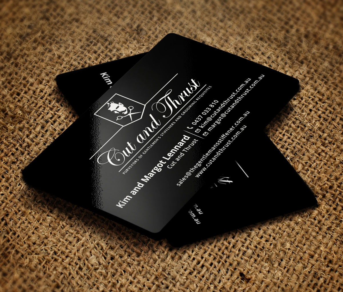 Business Card Design by Verified artistry (Design garden) for Cut and Thrust | Design #10255649