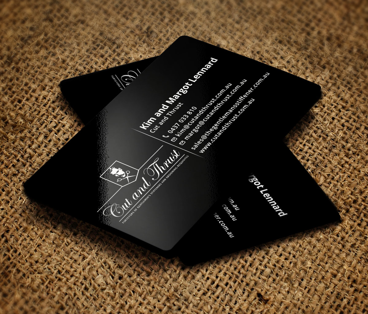 Business Card Design by Verified artistry (Design garden) for Cut and Thrust | Design #10255650