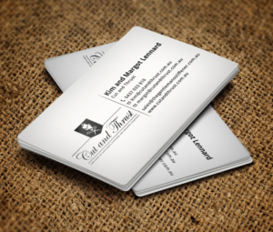 Design de Carte de Visite par Verified artistry (Design garden) pour Cut and Thrust | Design : #10255655